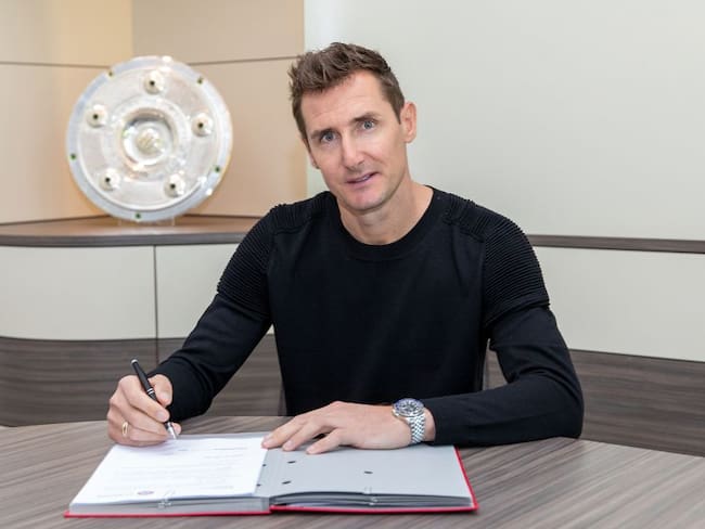 Miroslav Klose será nuevo asistente en el Bayern Múnich