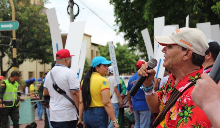 Enrique Rafael Pertuz Ariza director de la Corporación por la vida, la paz y la defensa de los Derechos Humanos
