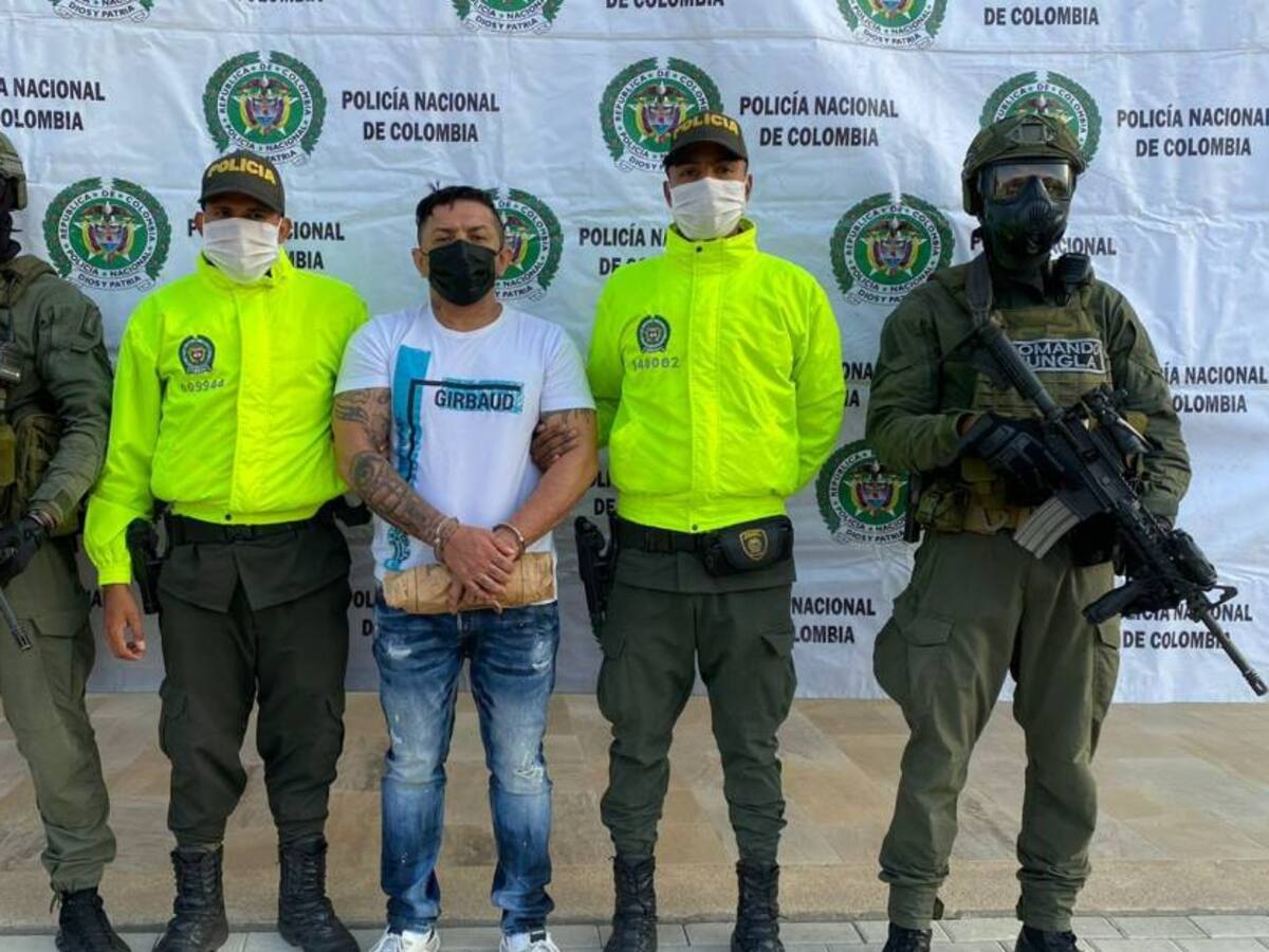 Capturan a ‘Mello Bolaños’, el temido sicario del Clan del Golfo en el Caribe