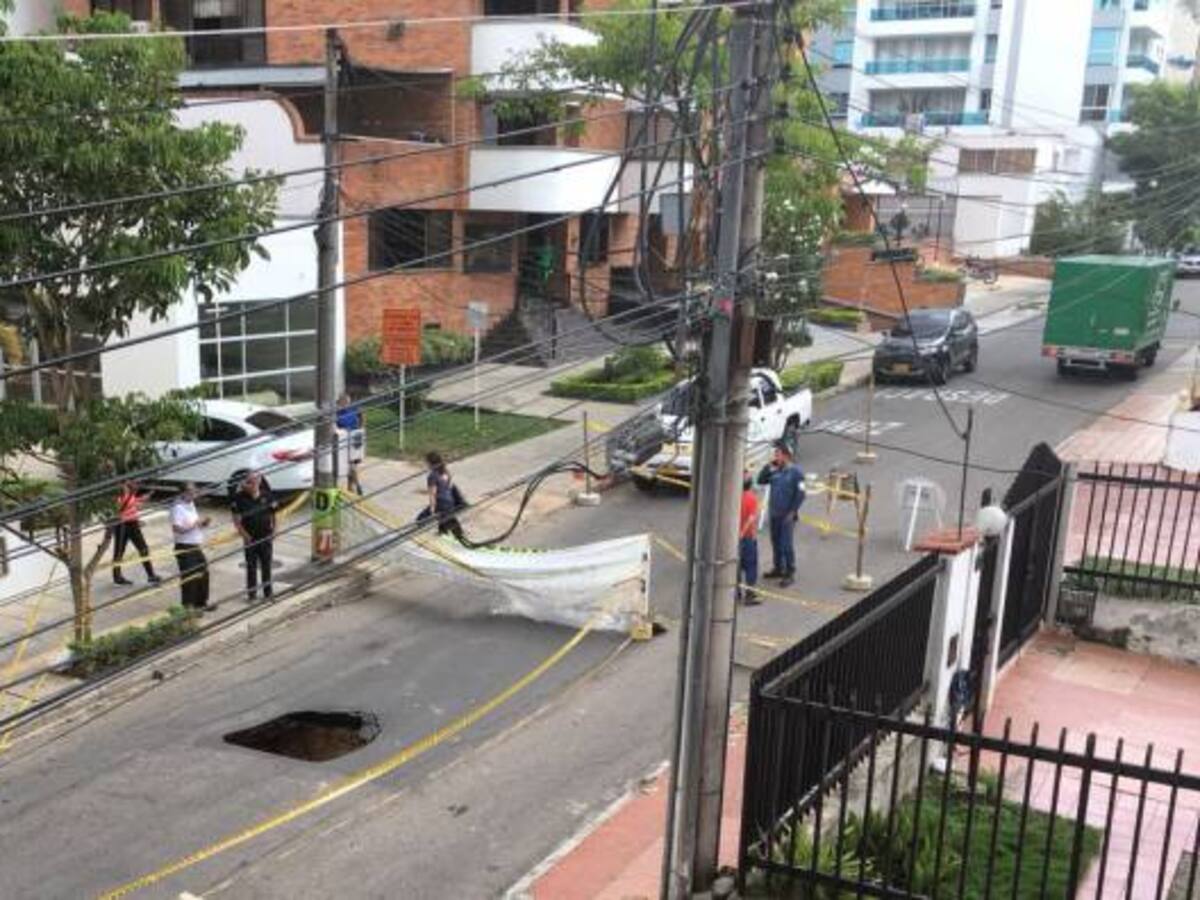 Otra vez se abrió el cráter de la carrera 40