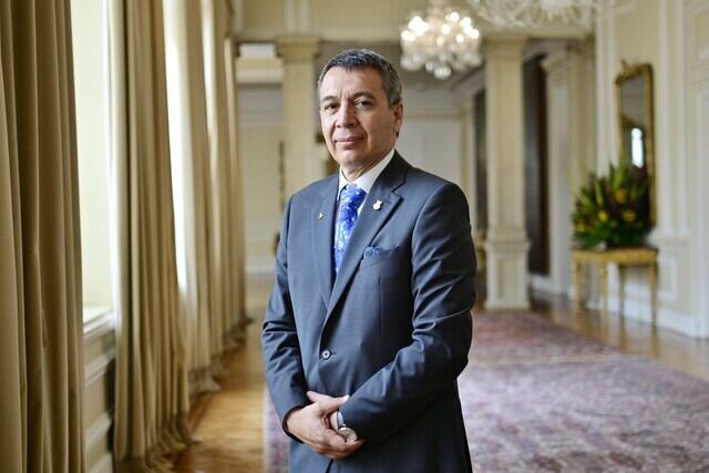 Ministro de Transporte, William Camargo. Foto: Presidencia