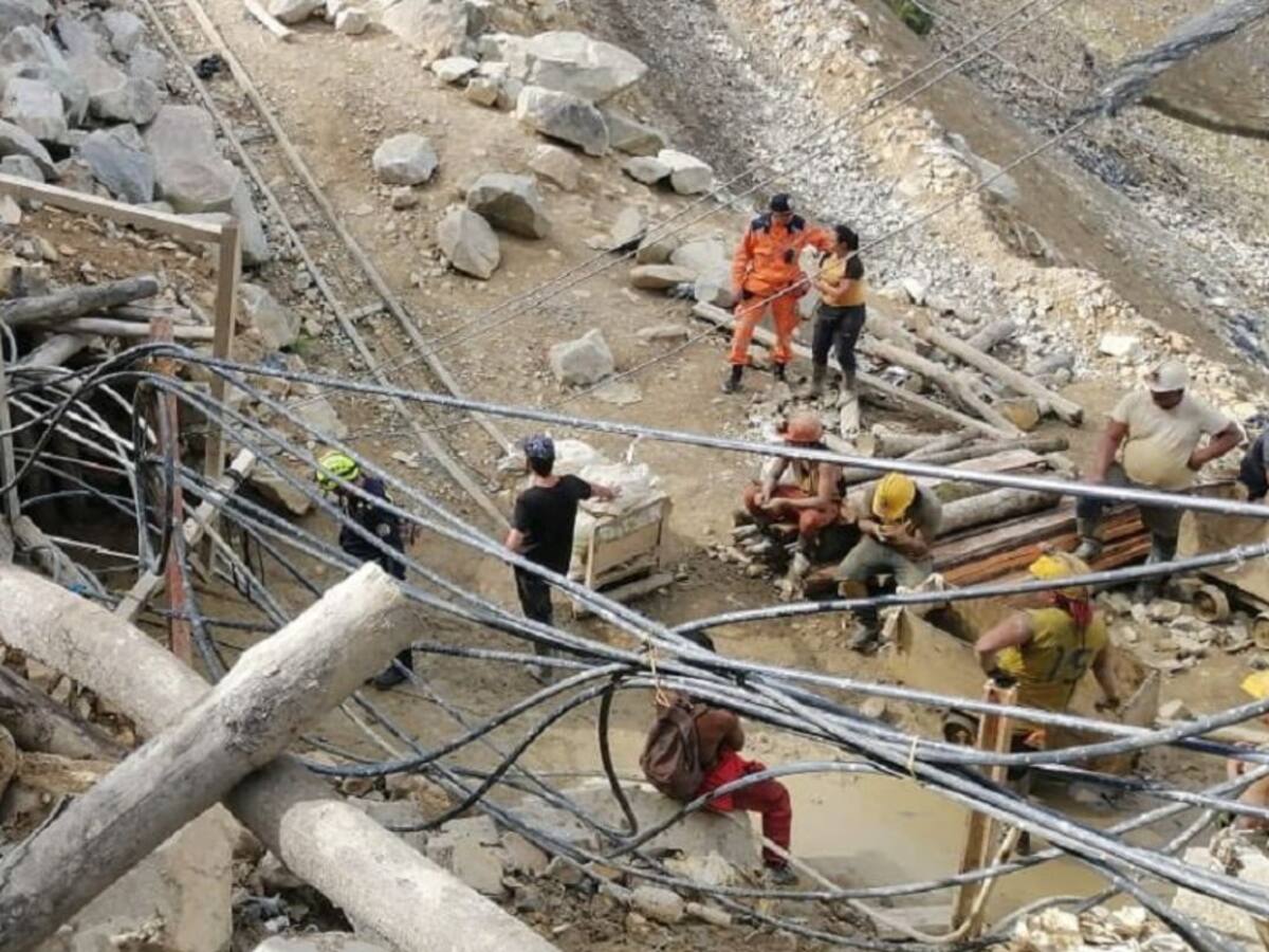 Emergencia minera en Marmato deja una persona fallecida