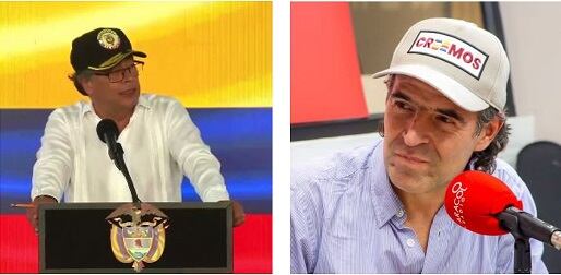 Gustavo Petro y Federico Gutiérrez- Fotos cortesía