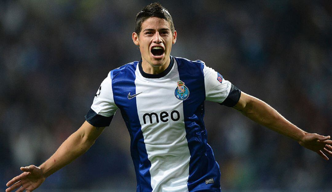 James Rodriguez con el Porto en 2012