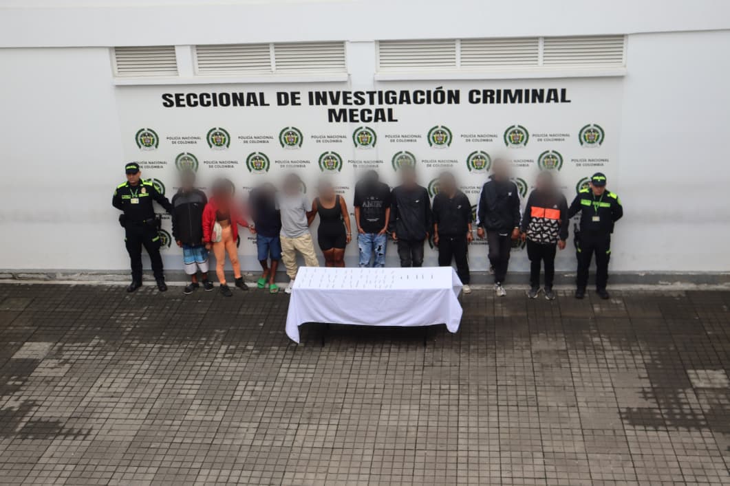 11 capturados tras caída de banda que disputaba el control criminal a sangre y fuego en el Valle