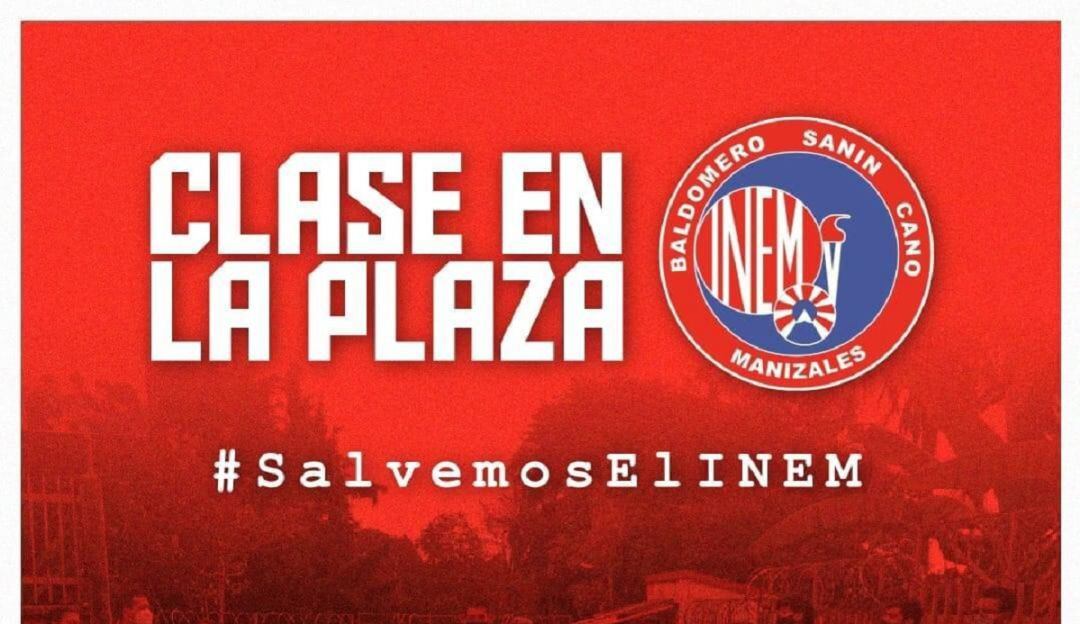 Foto: Tomada del Facebook del Colegio INEM de Manizales.