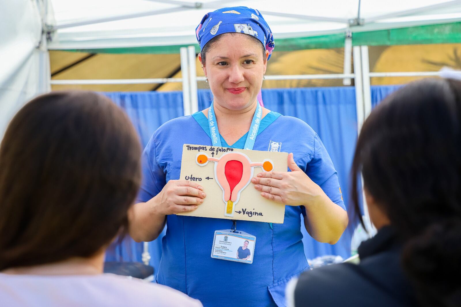 Jornada de vacunación en Medellín. Foto: alcaldía.