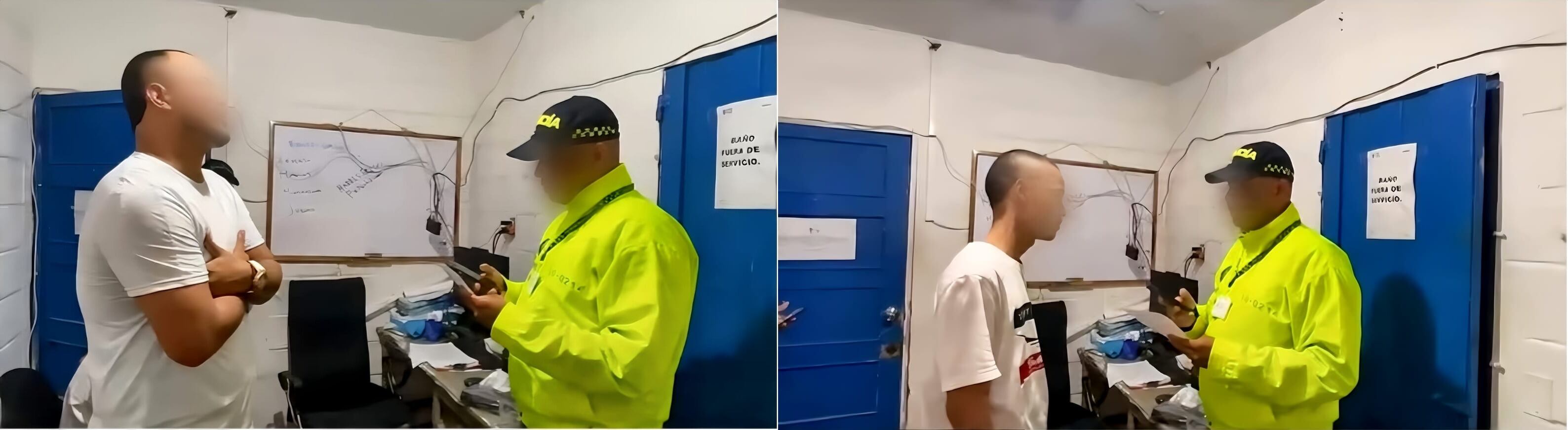 Alias "Caracas" y Alias "Jhon jhon", capturados. // Policía Metropolitana de Cartagena