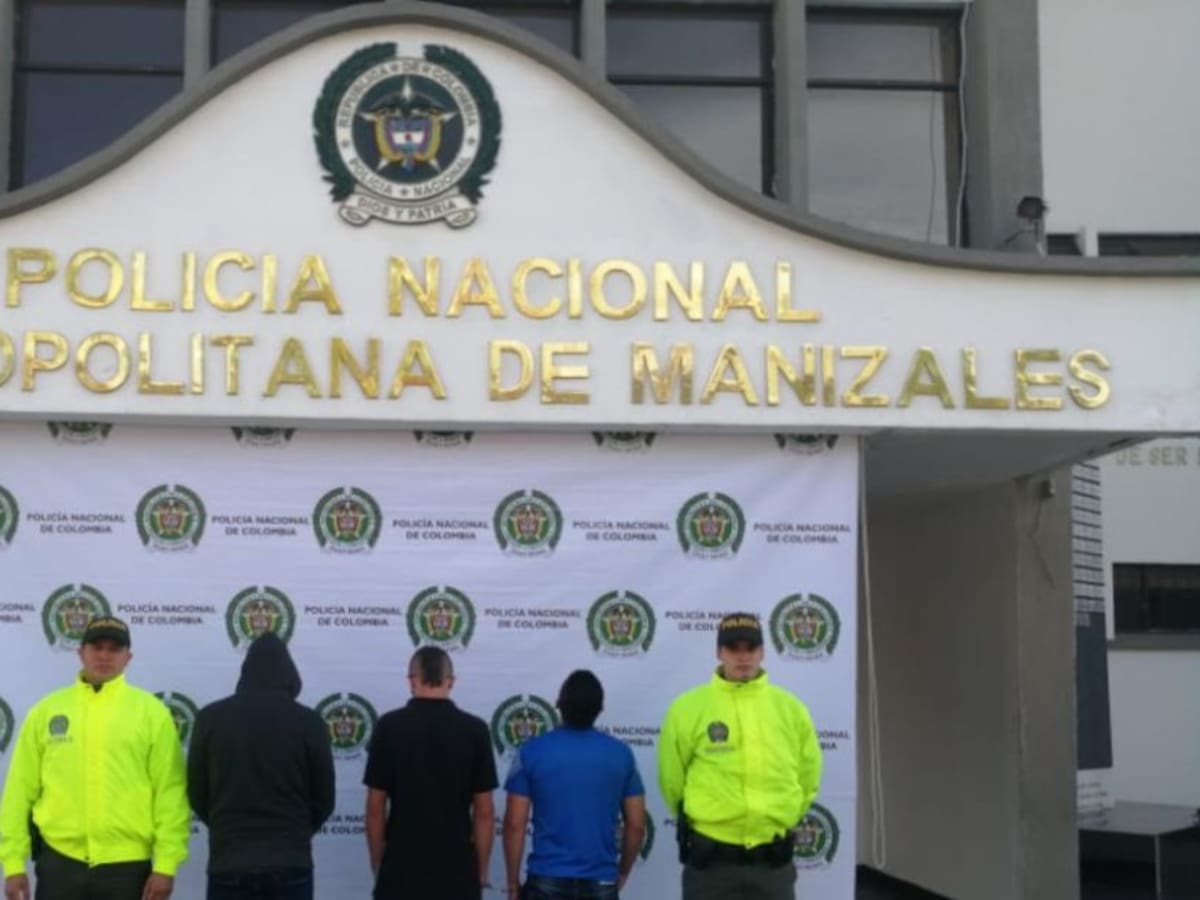 Varias personas fueron capturadas en Manizales por hurto a celulares