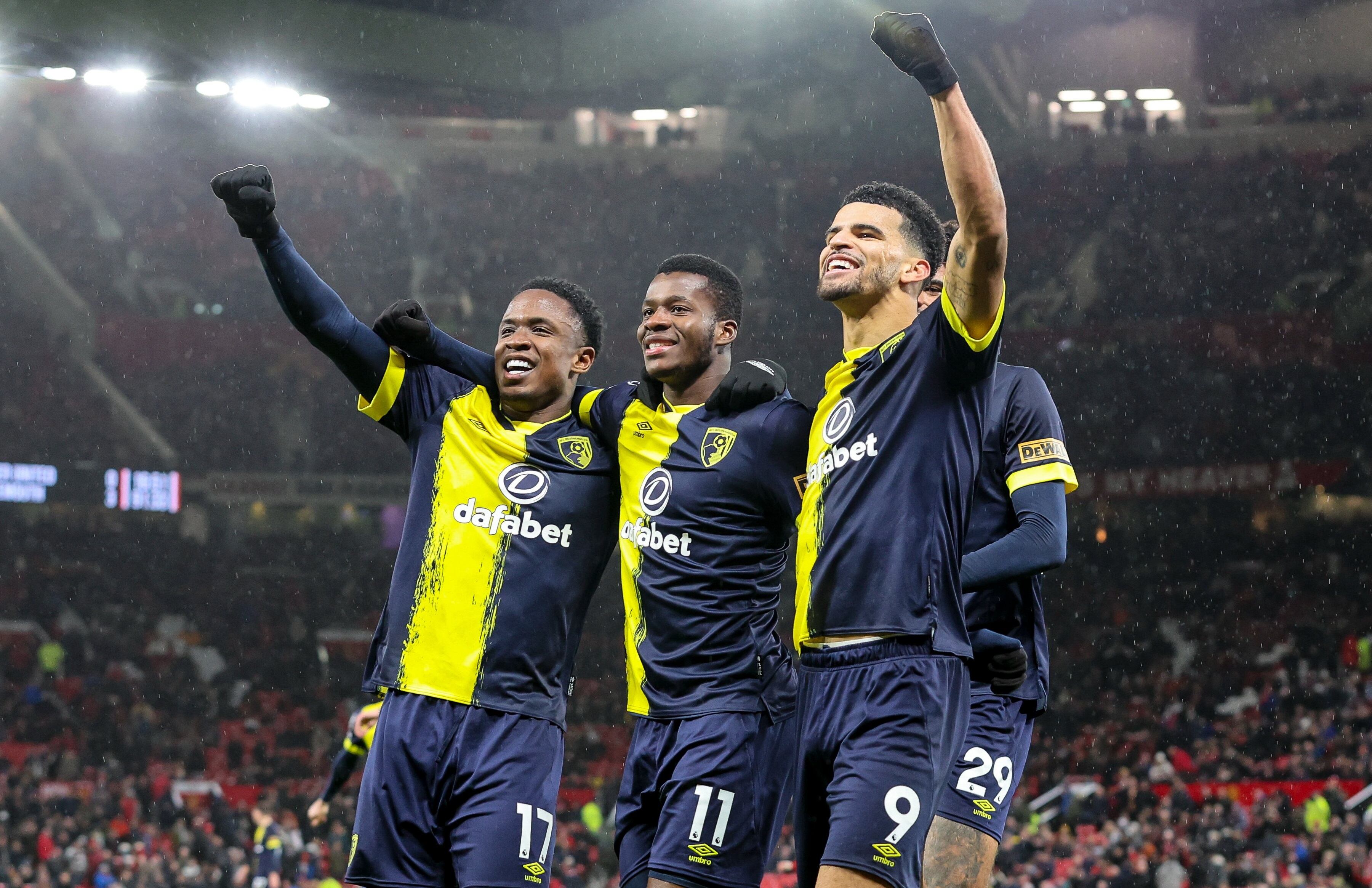 Luis Sinisterra con el Bournemouth | Foto: Bournemouth (Twiter)