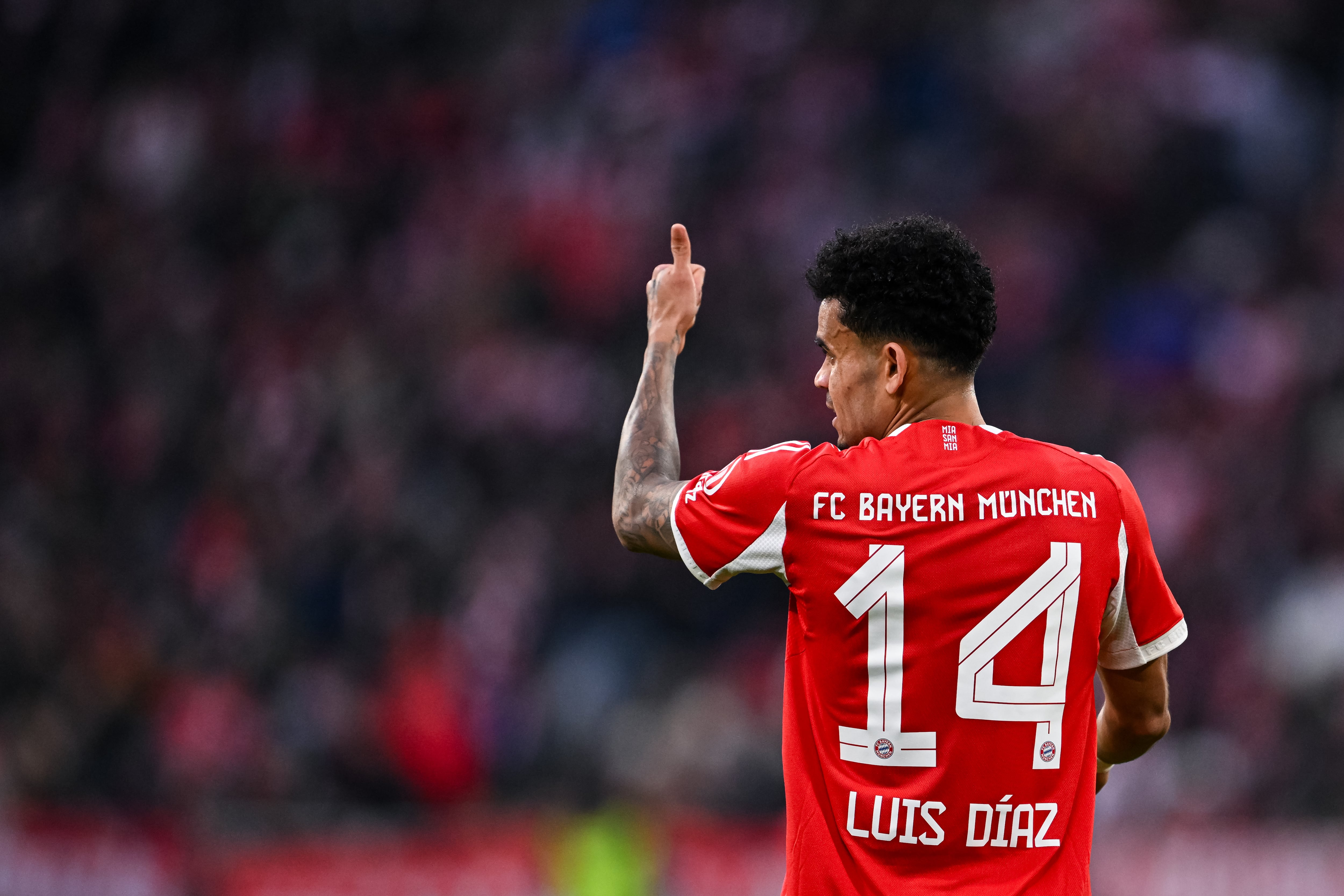 Luis Díaz ha convertido 12 goles con el Bayern Múnich en la presente temporada. (Photo by Daniel Kopatsch/Getty Images)