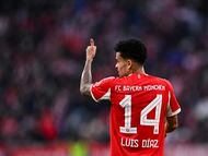 Luis Díaz ha convertido 12 goles con el Bayern Múnich en la presente temporada. (Photo by Daniel Kopatsch/Getty Images)