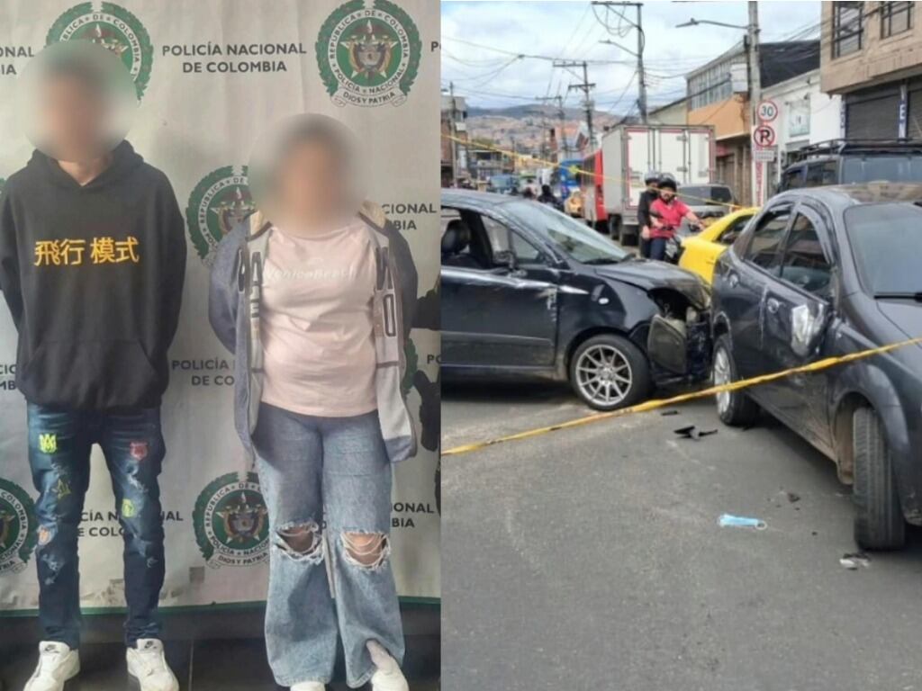 Capturados luego de huir con un carro robado en la localidad de Tunjuelito.
