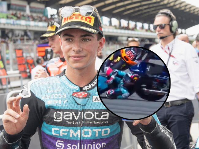 Fuerte caída de David Alonso en el Gran Premio de España del Moto2 / Getty Images