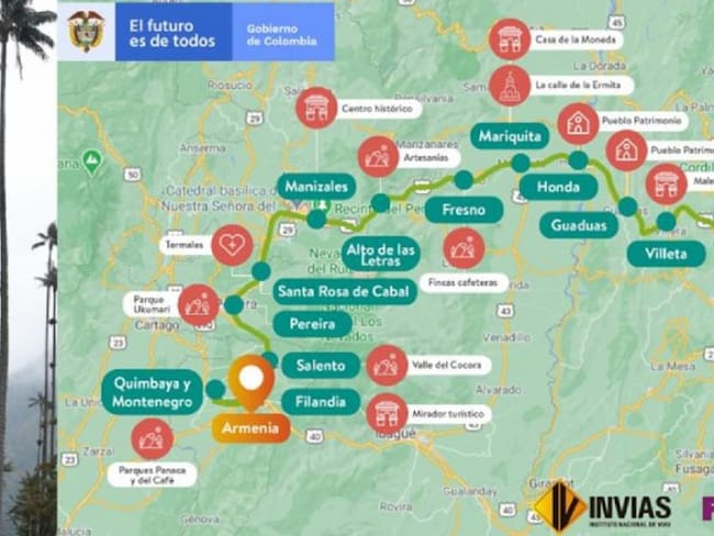 Ruta alterna del Alto de Letras.