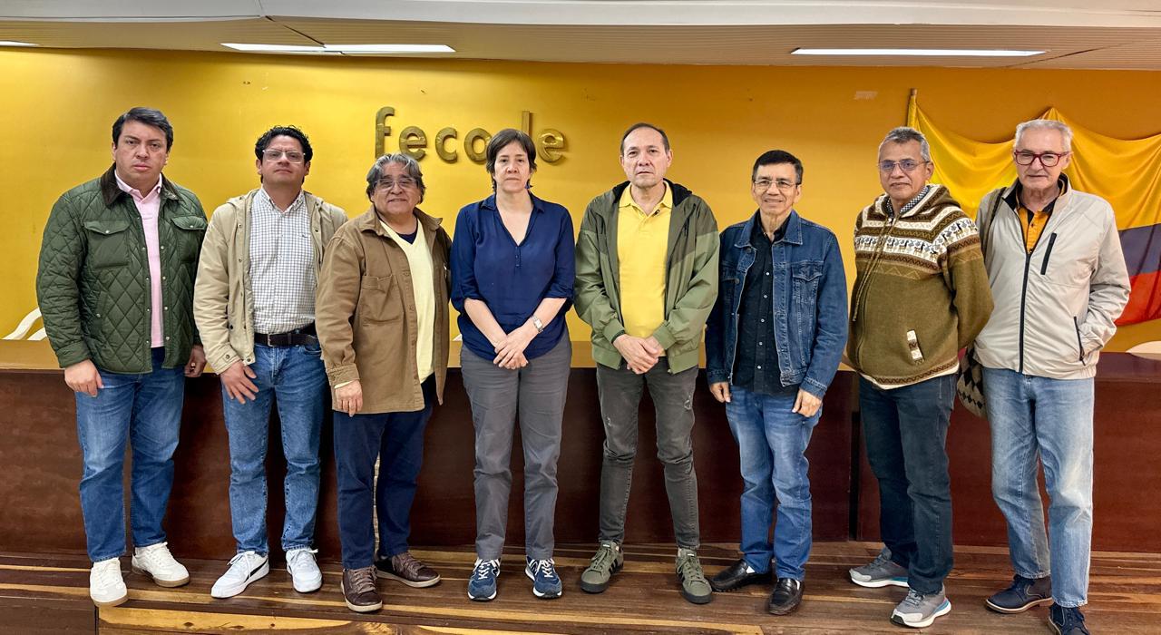 Fecode en reunión con el ministro de Trabajo, Antonio Sanguino- Cortesía Ministerio de Trabajo