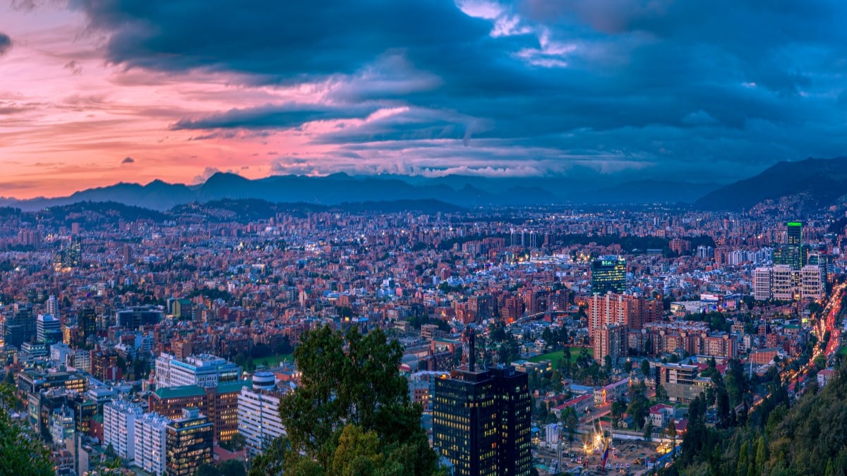 Atardecer en Bogotá. (Getty Images)