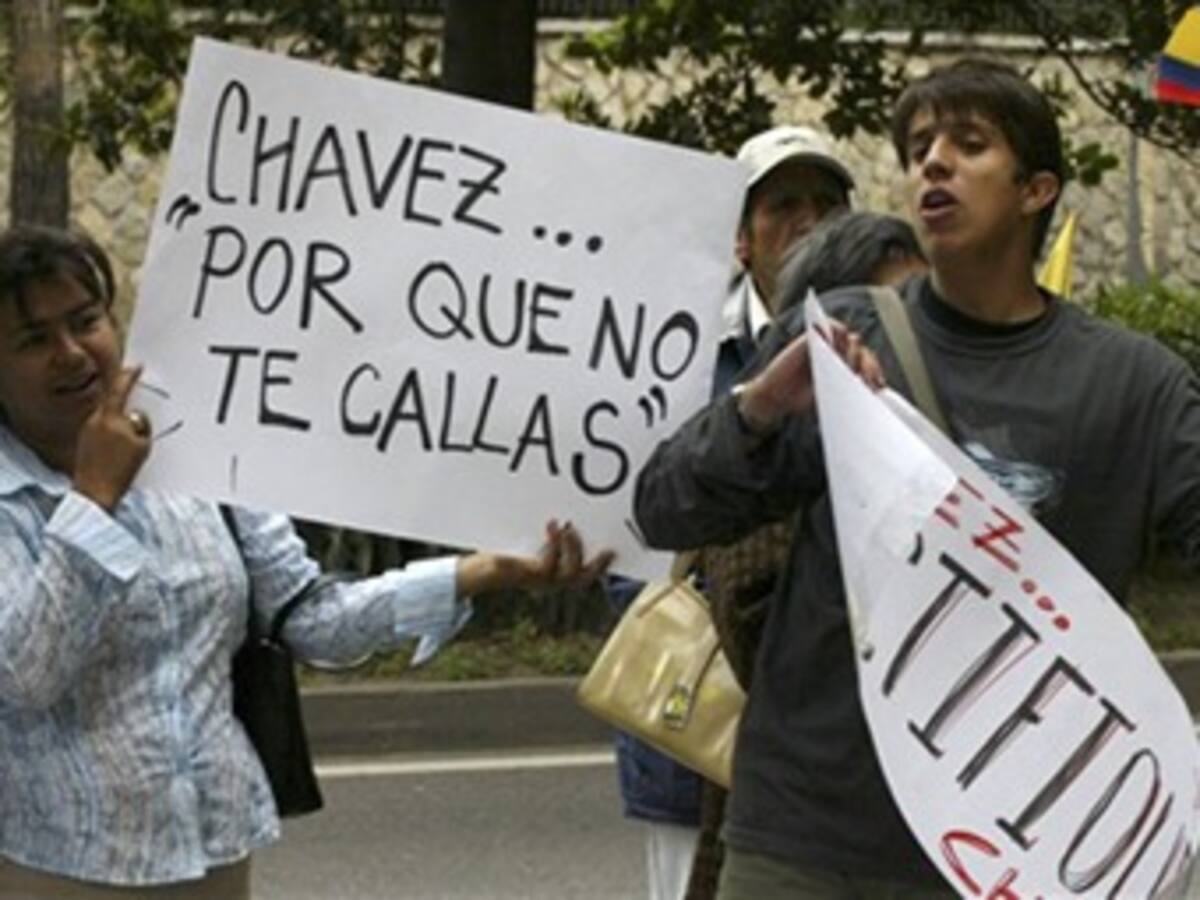 2008, el año de las protestas contra Chávez