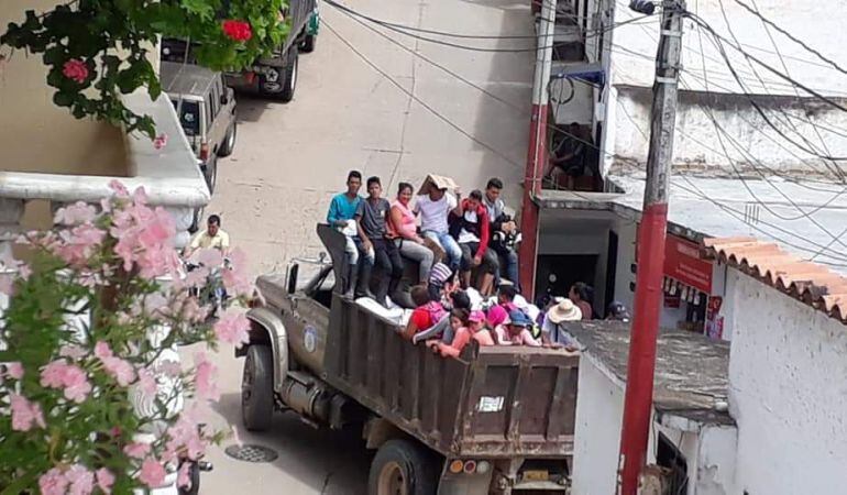 Desplazados en el municipio de Hacarí, regresan a sus veredad