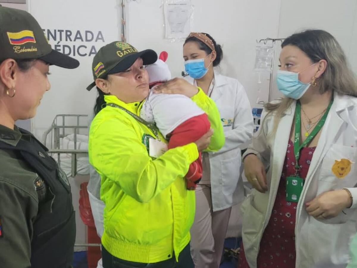 Encuentran en una caja al menor que al parecer había sido robado en Cúcuta