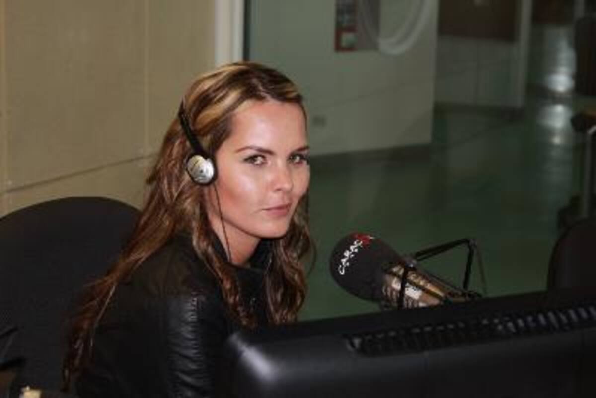 Melissa Giraldo, (modelo) invitada a La Ventana. Abril 19.