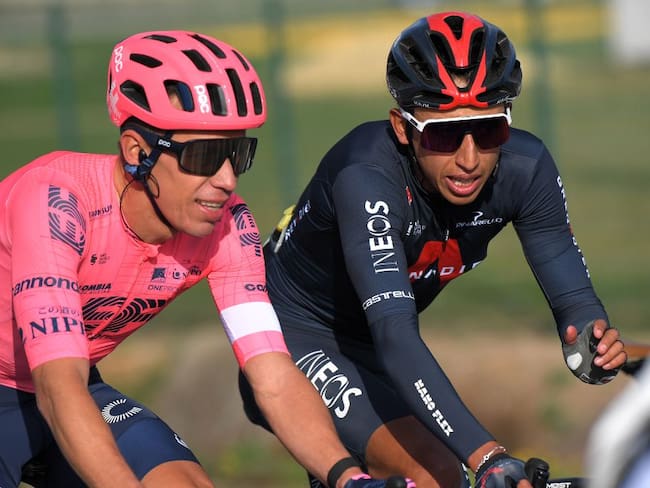 Rigoberto Urán y Egan Bernal iniciaron su temporada ciclística en Colombia.
