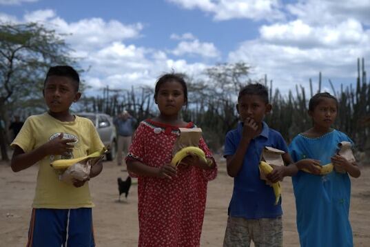 Indígenas wayúu. Foto: Abaco, Asociación de Bancos de Alimentos de Colombia