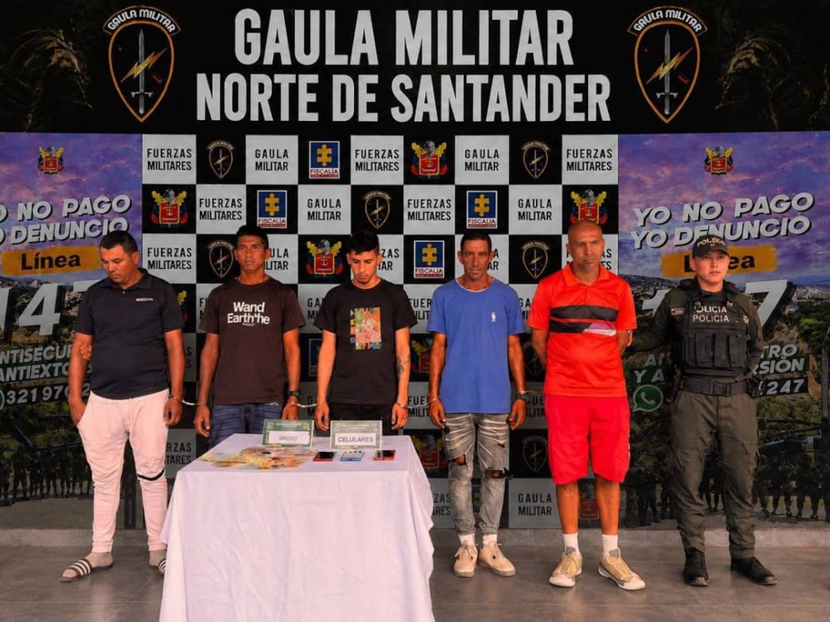 Capturan cinco presuntos integrantes del Tren de Aragua