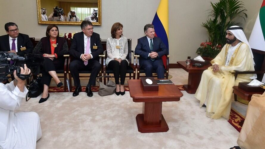 Nuevo director de la Aerocivil negociará línea directa entre Colombia y Emiratos Árabes. Foto: Presidencia