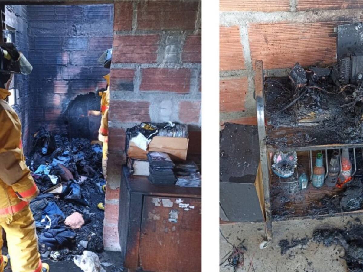 Un joven le roció gasolina a sus padres y luego les prendió fuego en Sonsón