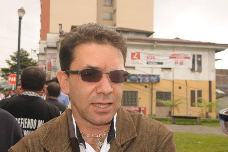 Óscar Arturo Orozco Sánchez, presidente de la CUT en Caldas. 