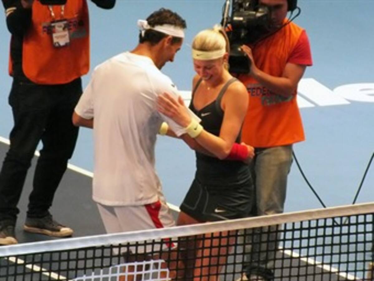 Giraldo y Hlavackova ganaron y bailaron en el dobles mixtos