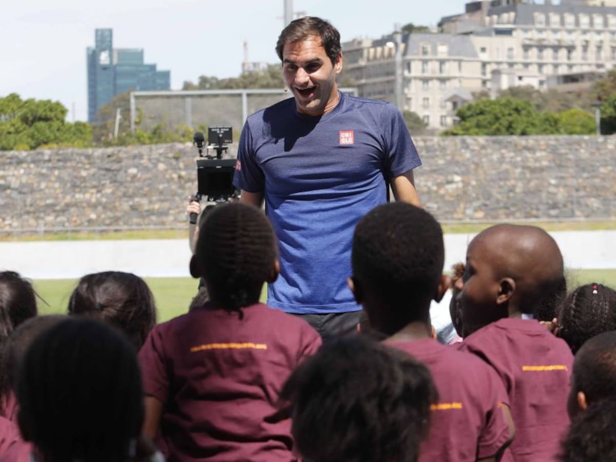 Fundación de Roger Federer dona un millón de dólares a África