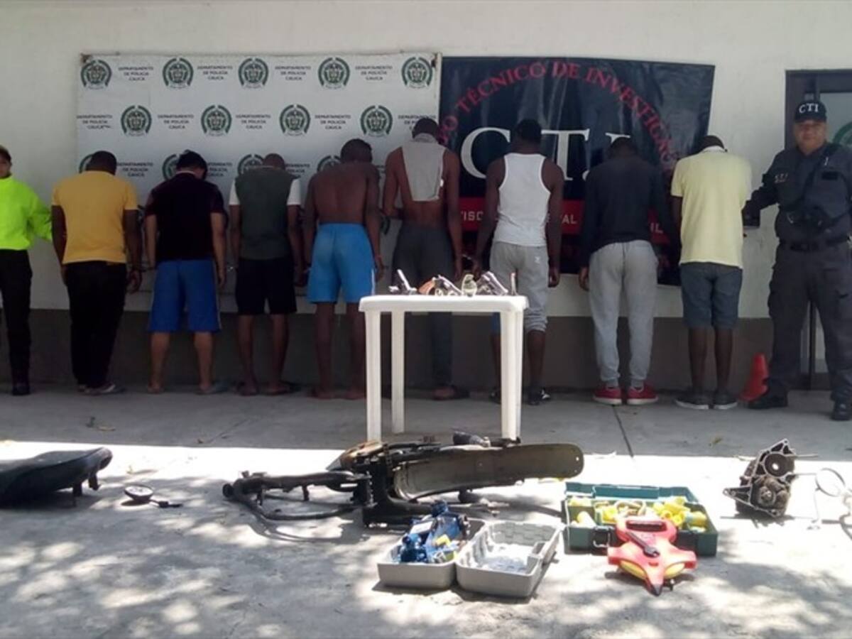 Desarticulan peligrosa banda de atracadores en el norte del Cauca