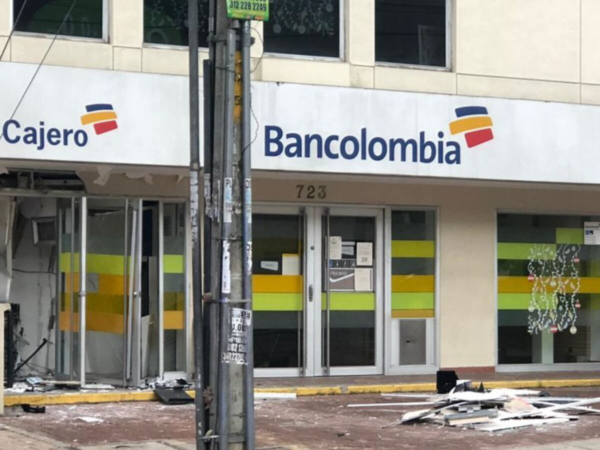 Explosión en cajero automático en la Portada al Mar
