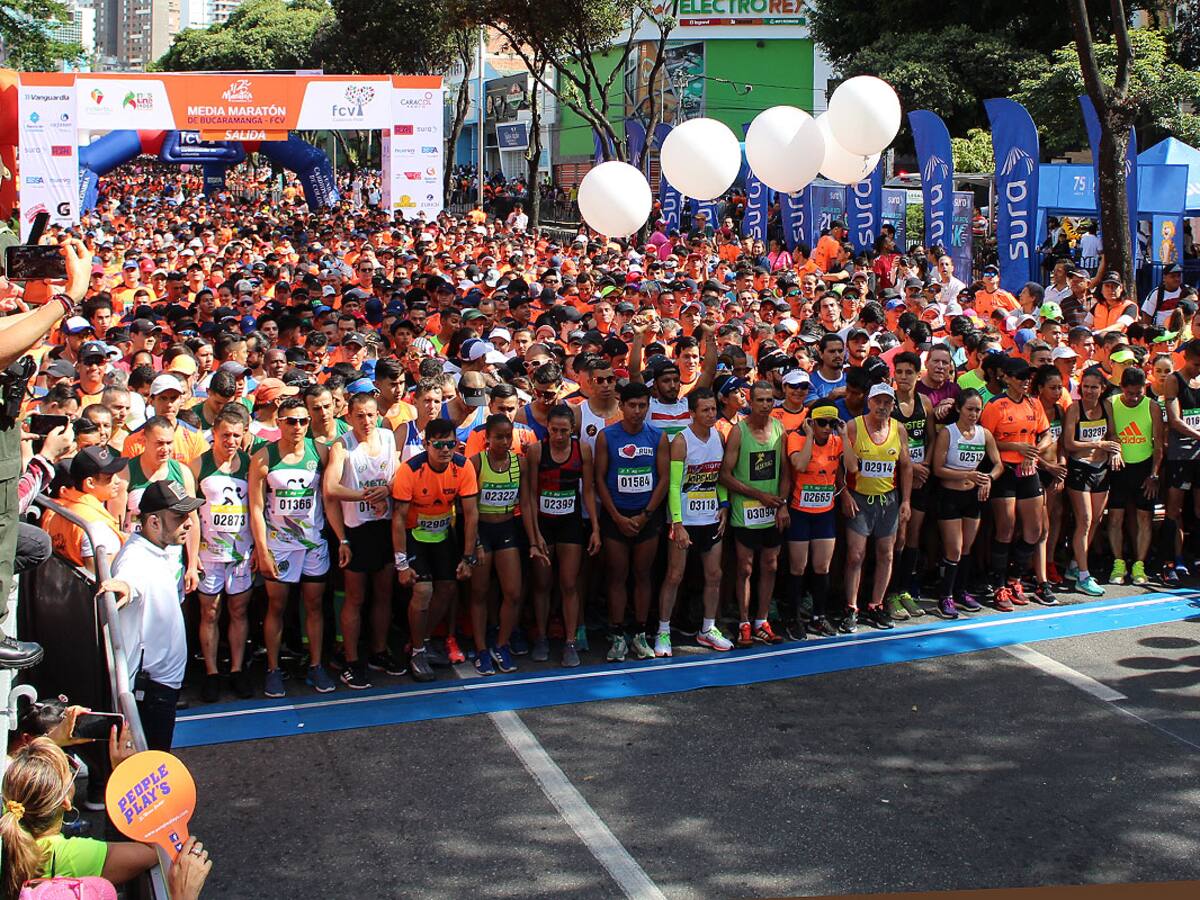 Estos son los detalles finales para la Media Maratón de la FCV en Bucaramanga