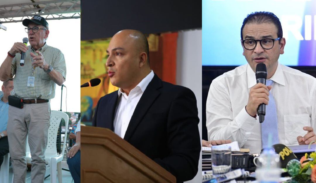 Jairo Yañez, Oscar Sandoval y Silvano Serrano