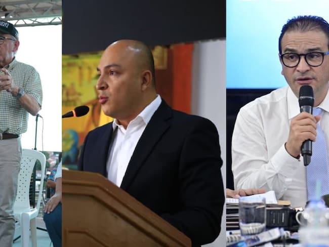 Jairo Yañez, Oscar Sandoval y Silvano Serrano