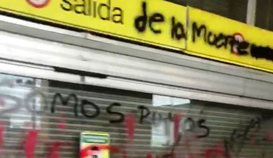 El gremio aportó evidencias que dan cuenta de la posible responsabilidad de algunas personas involucradas en los actos vandálicos