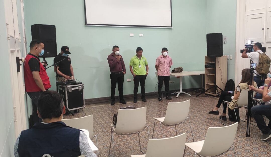 Asamblea extraordinaria realizada por la comunidad Barí 