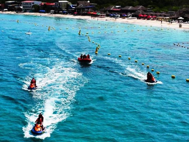 Prohibido el embarque y desembarque de pasajeros en Playa Blanca en Cartagena