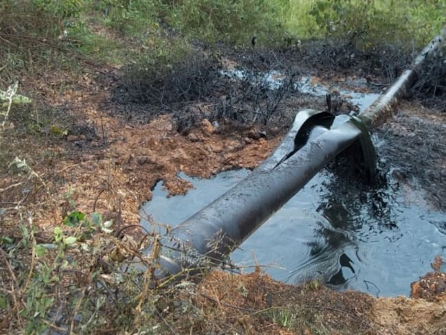 Nuevo atentado al oleoducto Caño Limón-Coveñas en Cubará, Boyacá