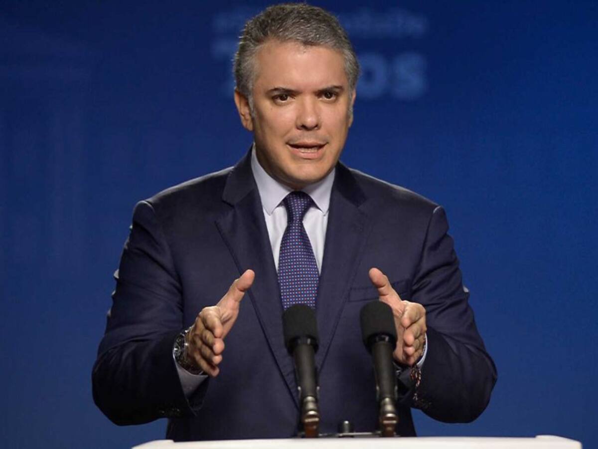 Duque: "No aceptaremos violencia como mecanismo de presión, ni vandalismo"