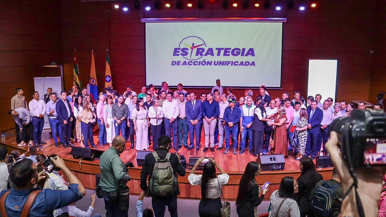 Lanzamiento de estrategia de Acción Unificada en Santander.