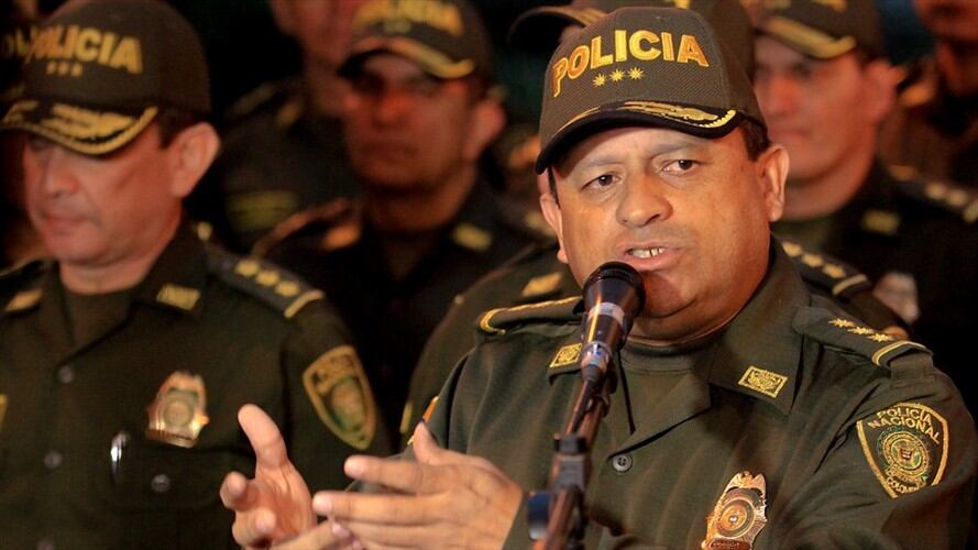 Mayor general Jorge Hernando Nieto Rojas, director de la Policía Nacional. Foto: Colprensa/Diego Pineda