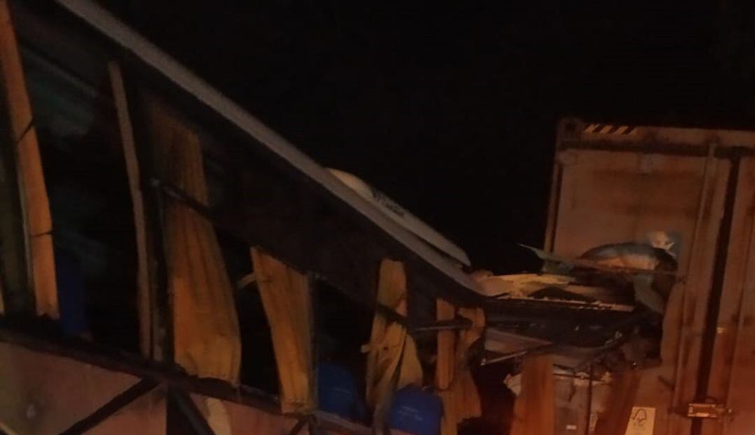 Accidente de tránsito vía Girardot - Bogotá 