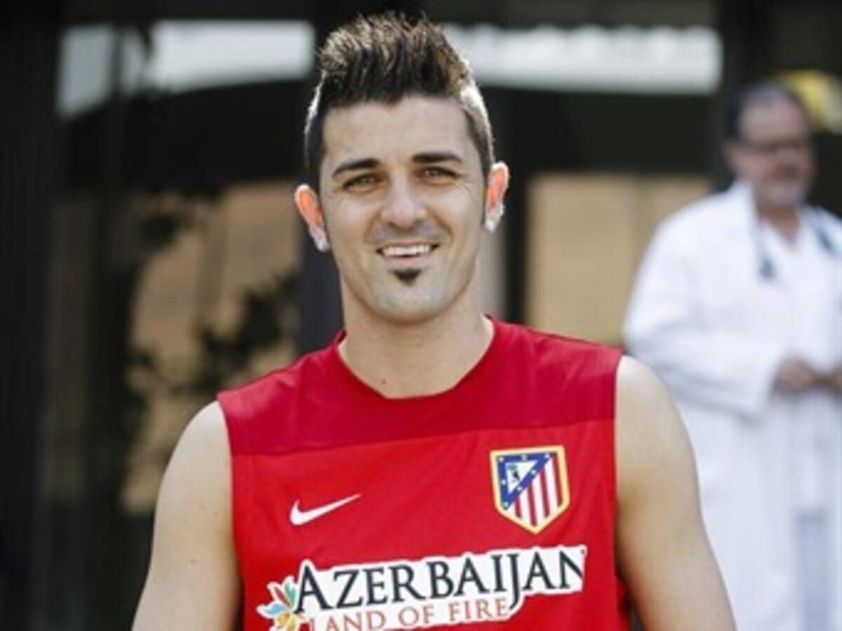 David Villa pasa el reconocimiento médico en el Atlético de Madrid