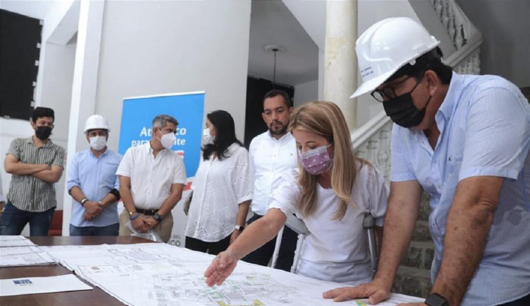 Inicio de obras de Bellas Artes. Cortesía: Gobernación