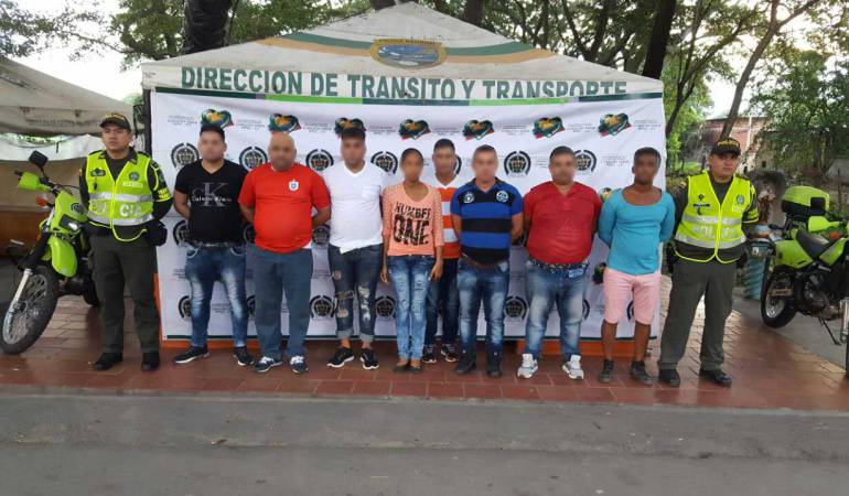 Estos son los cubanos capturados en el área metropolitana de Cúcuta.