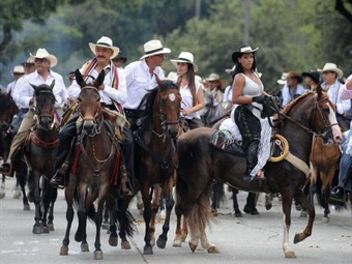 La cabalgata llega a la Feria de Manizales